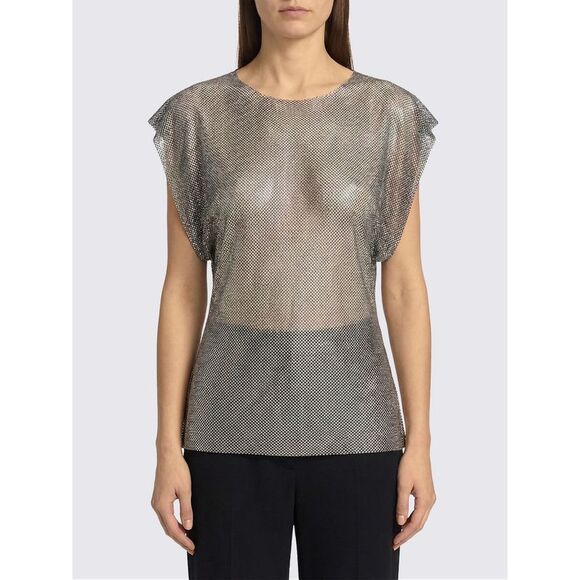 Alberta Ferretti Top Woman Grey